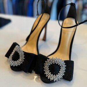 Alexandre Birman Suede Bow Accents Sandals Size 38